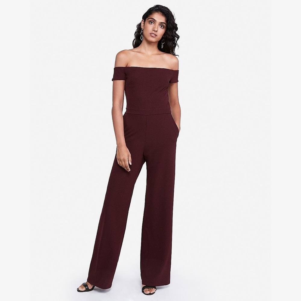 Off Shoulder Palazzo Jumpsuit